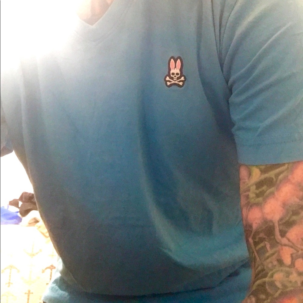 Psycho Bunny V-neck T-shirt imported